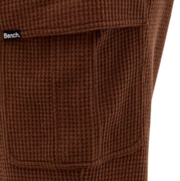 New! Bench Waffle Cargo Lounge Pants 2 Pack Women's XL Cream Brown Casual - Picture 6 of 15